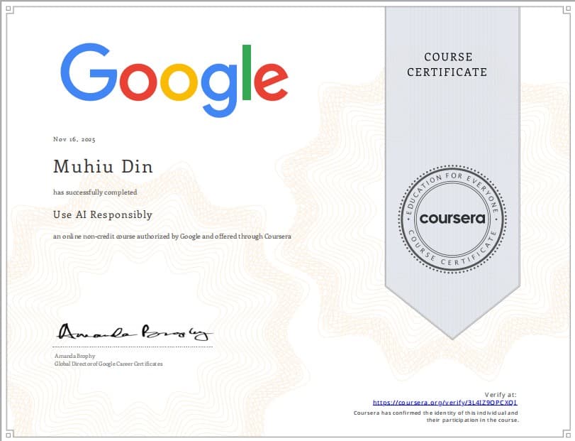 Google – Responsible AI